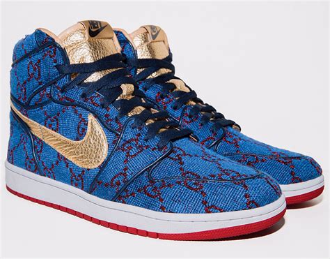 where can you buy gucci jordans imprints|custom jordan 1 gucci.